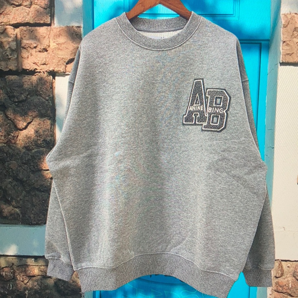 Anine Bing Vintage Eagle sweatshirt Gray